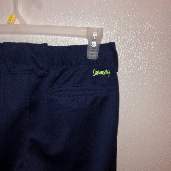 New Intensity Girls Medium Navy Blue Pro Elite Belt Loop Softball Pants Size M - Picture 5 of 9